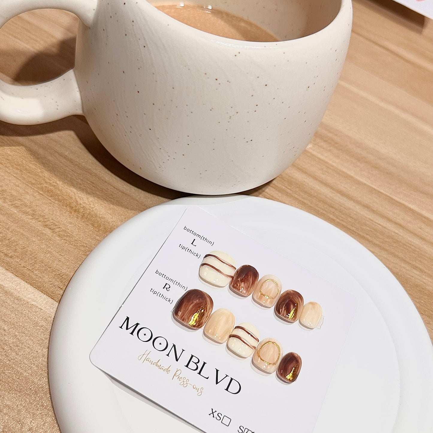 Carmel Mocha | 863 Short Squoval