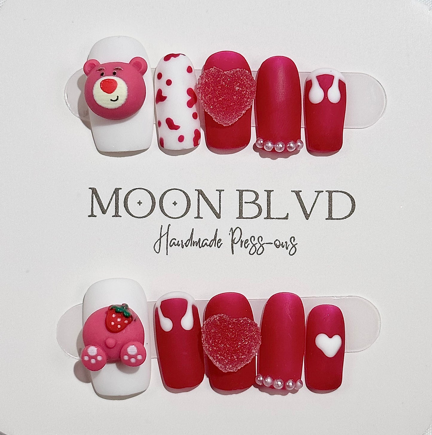 Berrylicious Lotso Bear | 143 Short Squoval