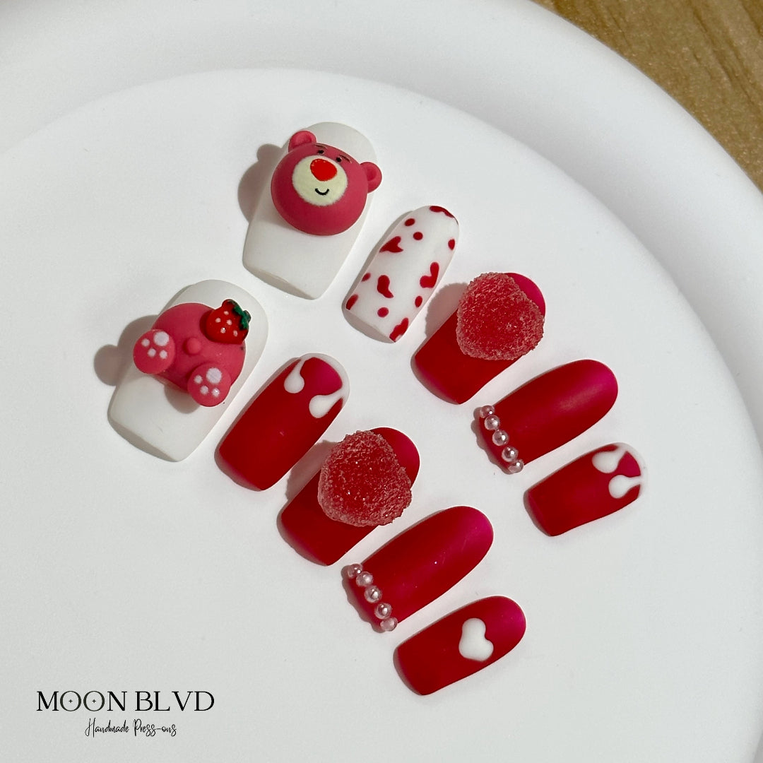 Berrylicious Lotso Bear | 143 Short Squoval