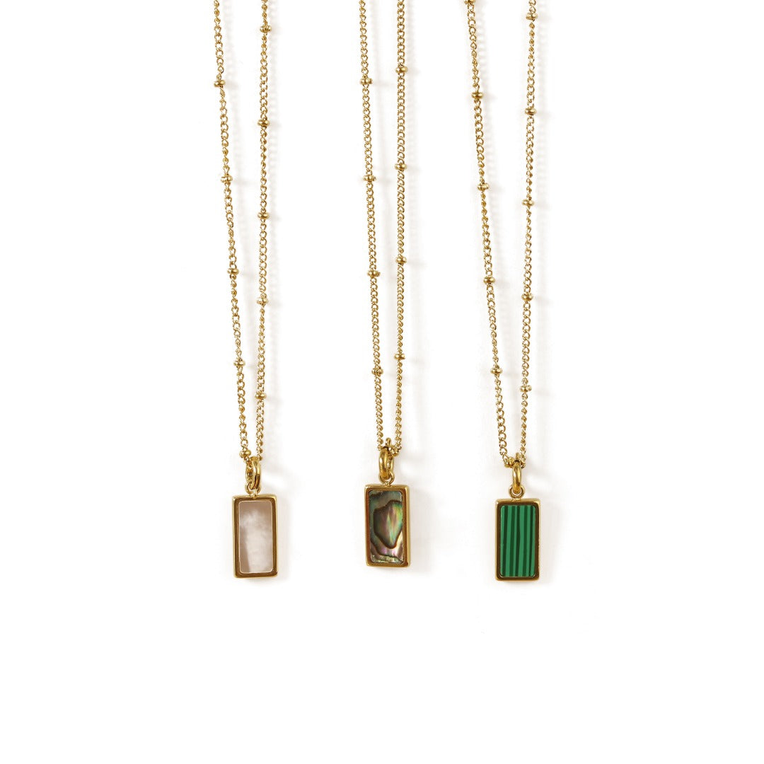 "The Armor" Shell Pendant Necklace