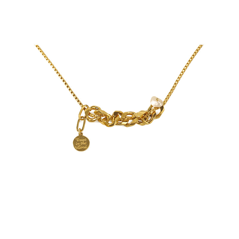 "The Prayer" Chain Knots Necklace