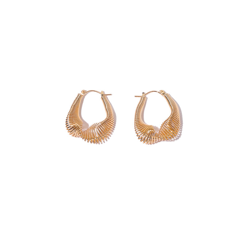 "The Twisted" Hoop Earrings