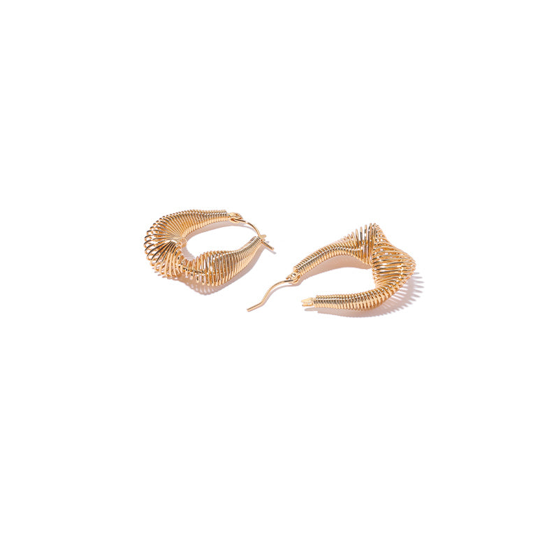 "The Twisted" Hoop Earrings