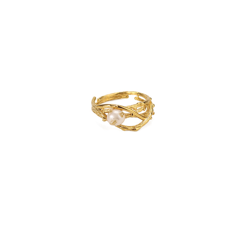 Bird Nest Twisting Ring