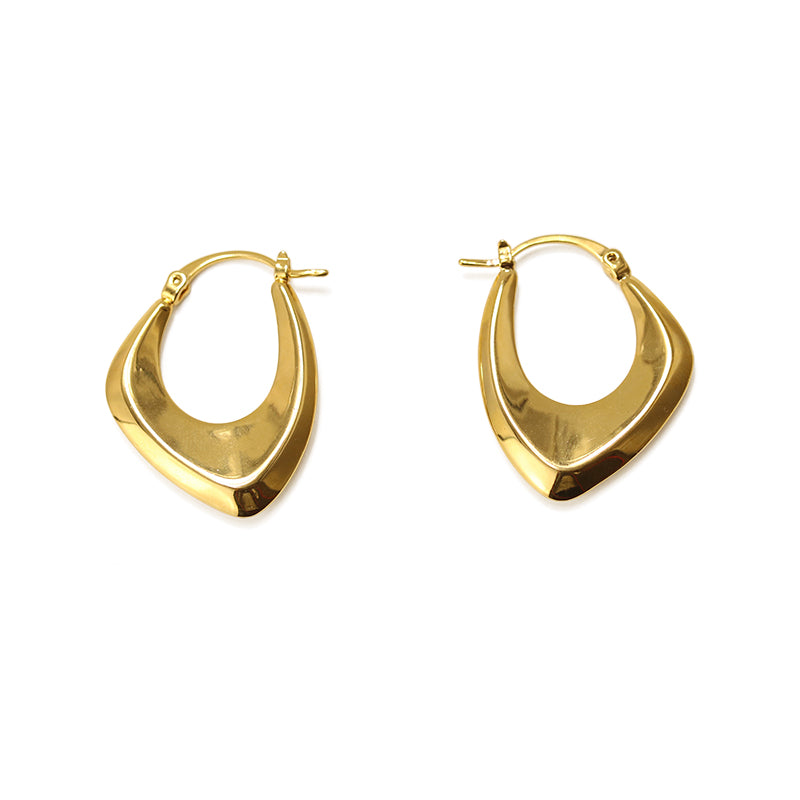 Minimalist Geometry Hoop Earrings