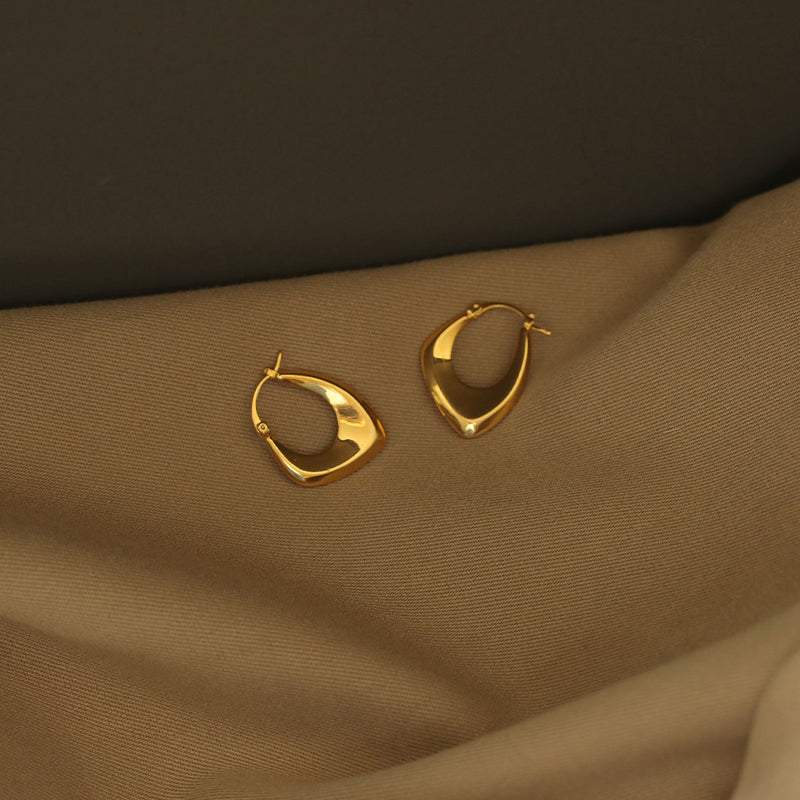 Minimalist Geometry Hoop Earrings