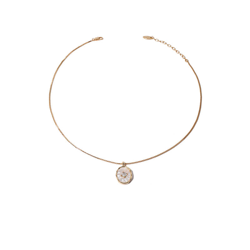 "French Kiss" Vintage Style Fritillaria Necklace