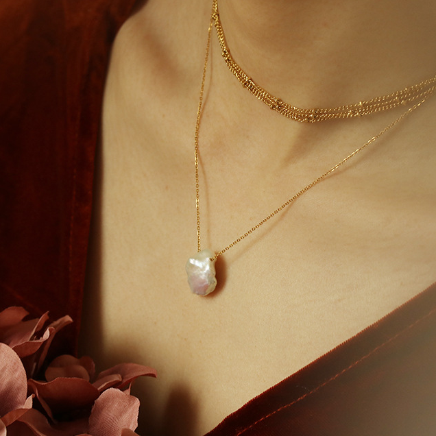 Baroque Pearl Necklace